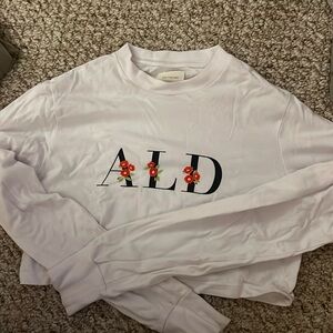 ALD Aime Leon Dore - cropped long-sleeve cotton tee